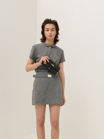CHARLES & KEITH Essential | Tricha Knotted-Belt Crossbody Bag - Black