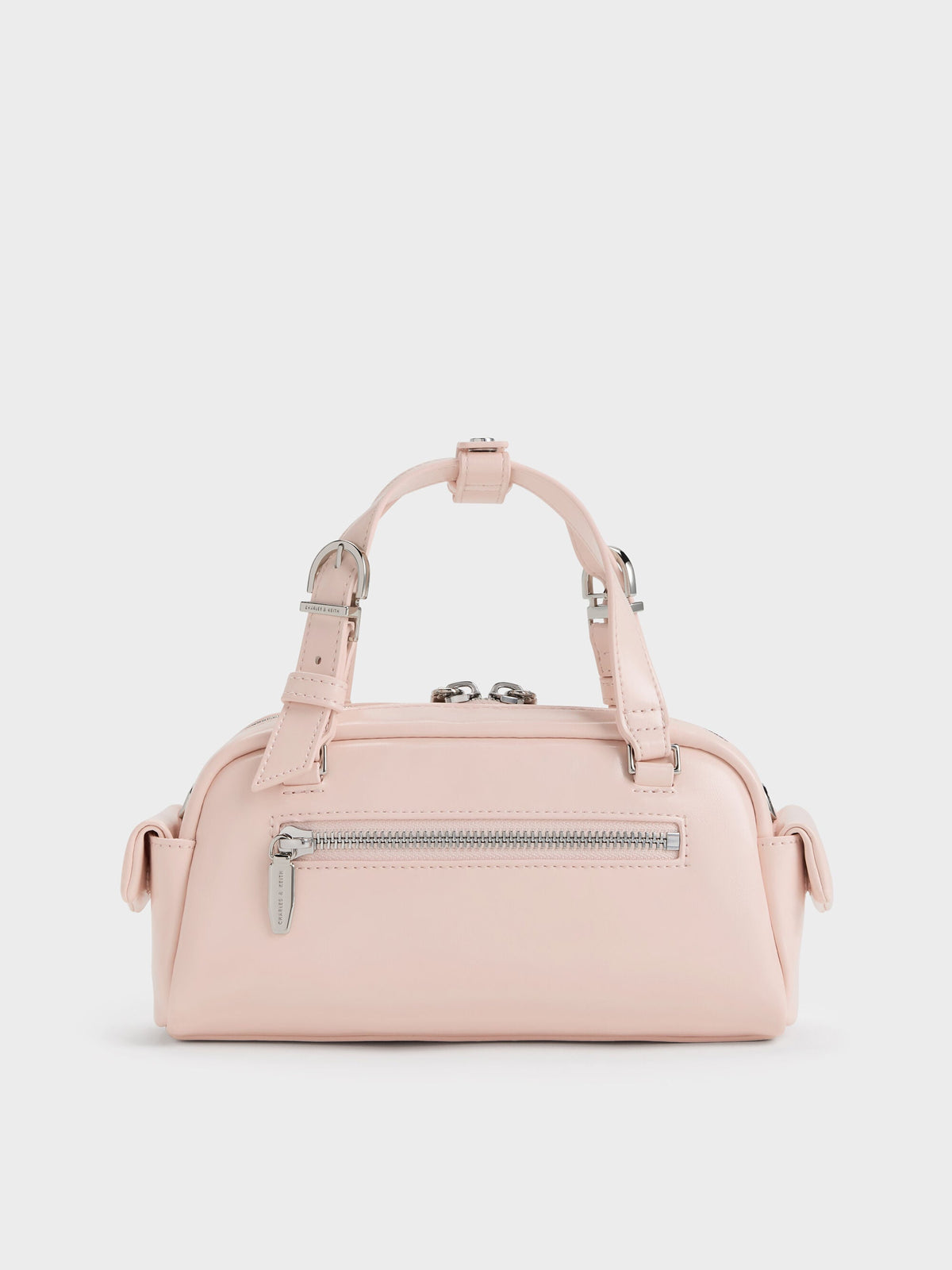 CHARLES & KEITH Featured | Rachel Multi-Pocket Bowling Bag - Soft Pink