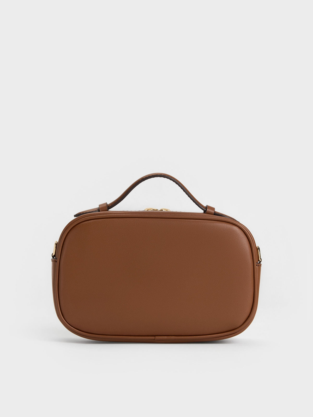 CHARLES & KEITH Signature | Azure Woven Crossbody Bag - Chocolate