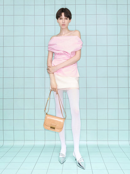 CHARLES & KEITH Premium | Charlot Bag - Toffee
