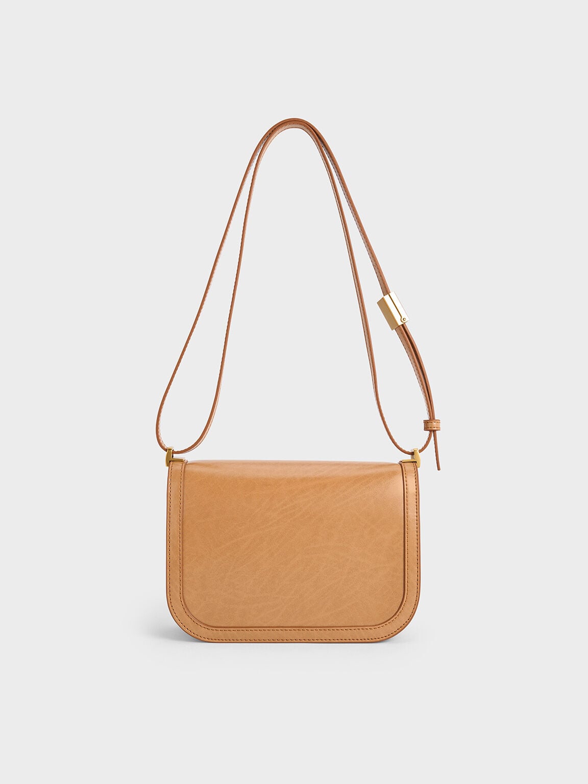 CHARLES & KEITH Premium | Charlot Bag - Toffee