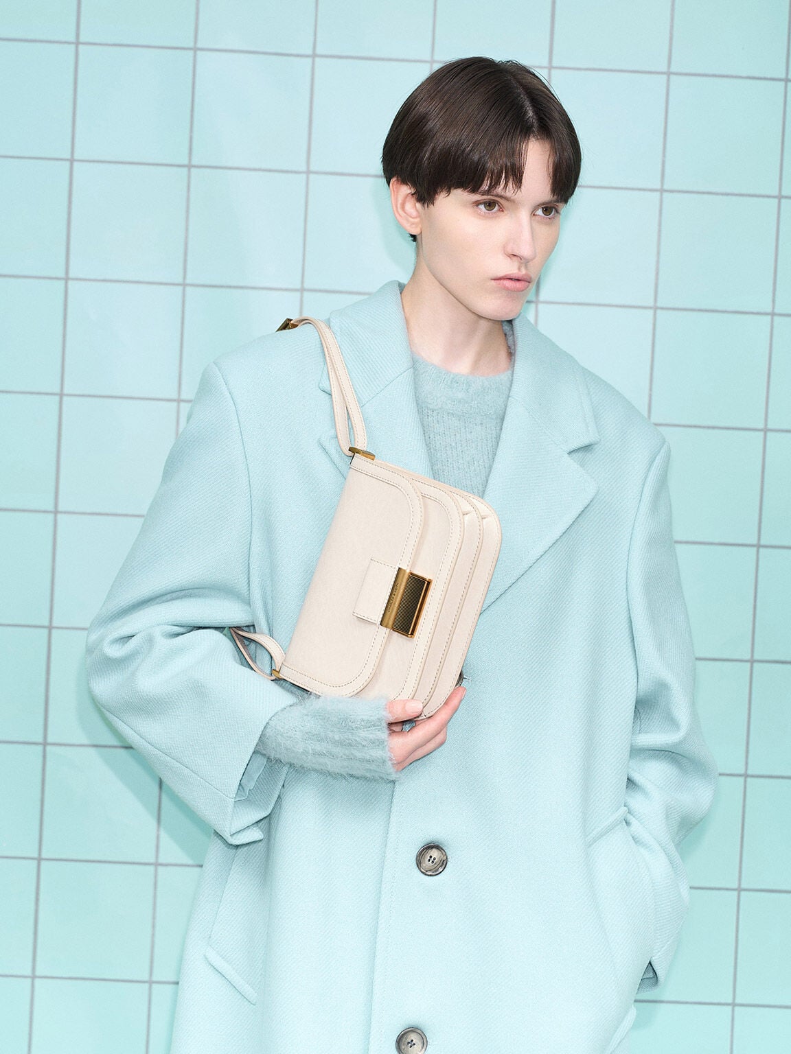 CHARLES & KEITH Recommended | Charlot Bag - Oat