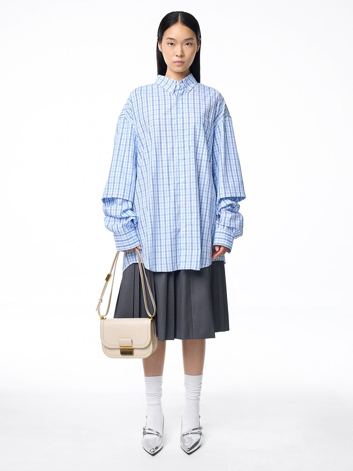 CHARLES & KEITH Recommended | Charlot Bag - Oat