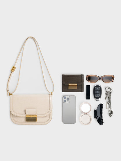 CHARLES & KEITH Recommended | Charlot Bag - Oat