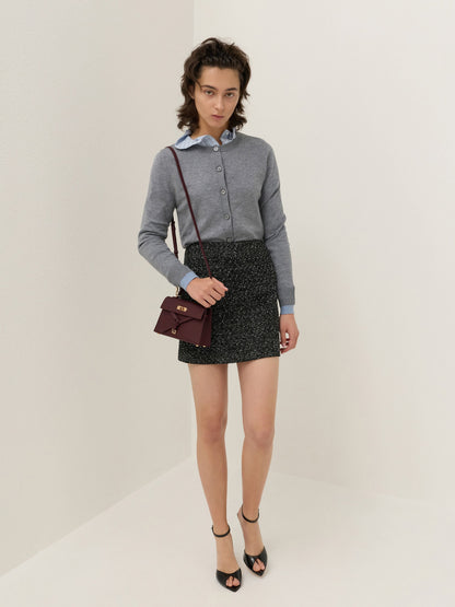 CHARLES & KEITH Quality | Tricha Knotted-Belt Top Handle Bag - Wineberry Red