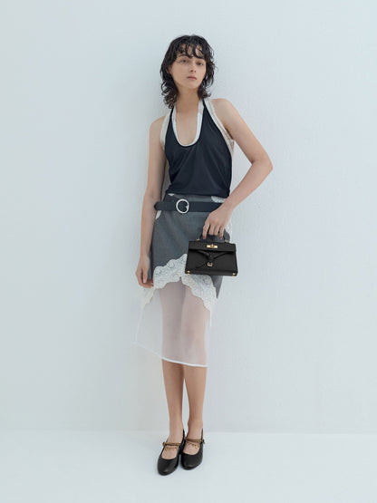 CHARLES & KEITH Featured | Tricha Knotted-Belt Top Handle Bag - Black