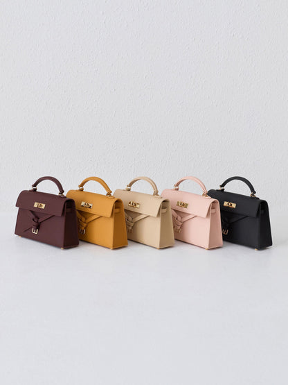CHARLES & KEITH Featured | Tricha Knotted-Belt Top Handle Bag - Black