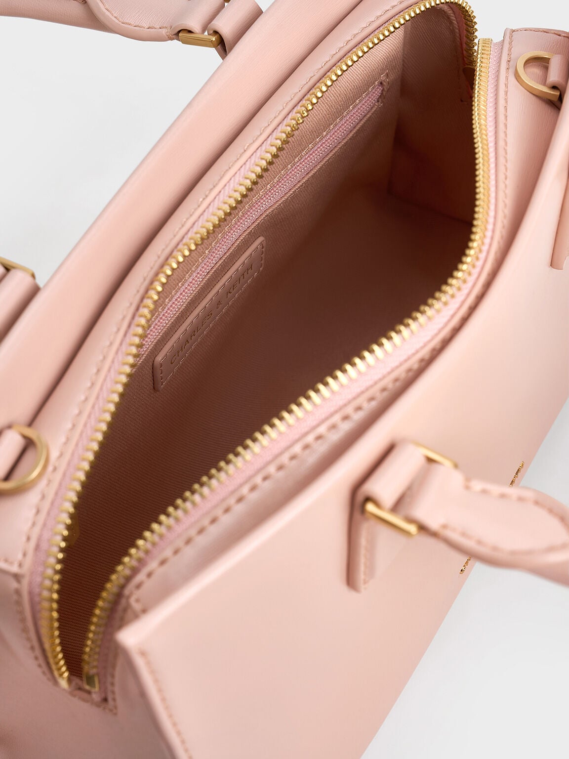 CHARLES & KEITH Recommended | Kerry Top Handle Bag - Light Pink