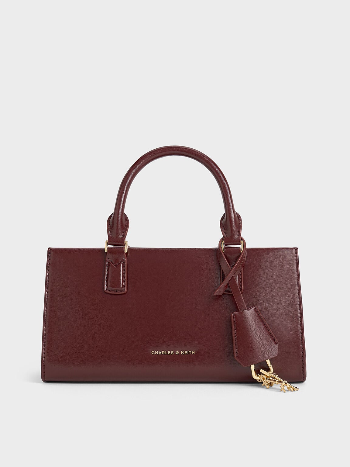 CHARLES & KEITH Discount | Kerry Top Handle Bag - Mulberry Plum