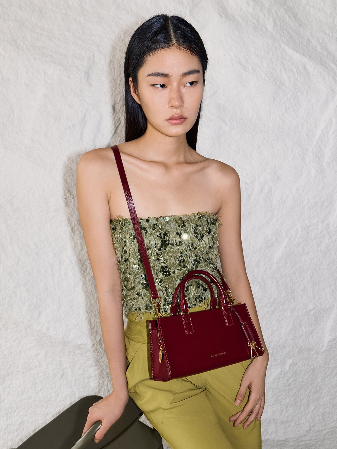 CHARLES & KEITH Discount | Kerry Top Handle Bag - Mulberry Plum