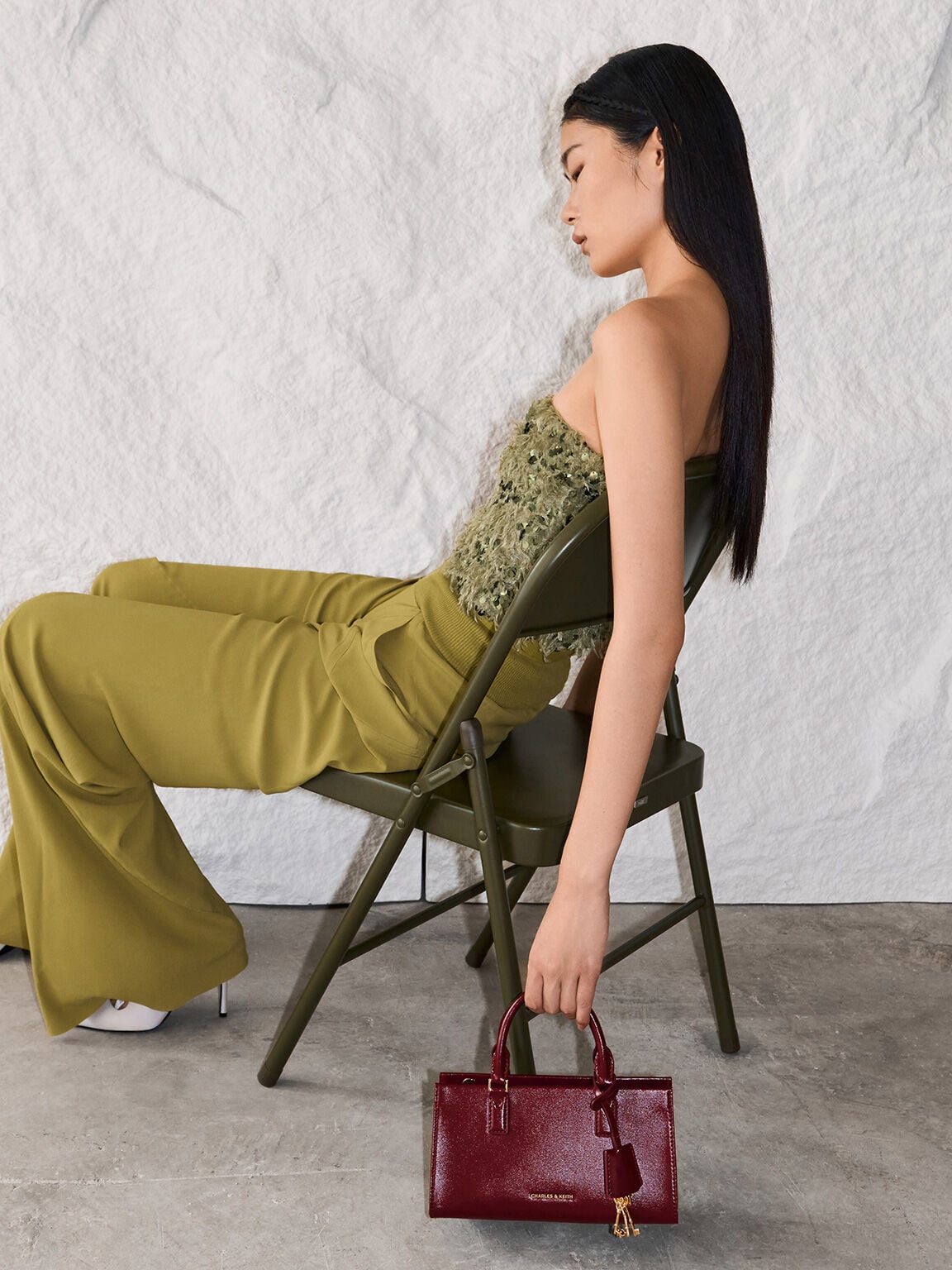 CHARLES & KEITH Discount | Kerry Top Handle Bag - Mulberry Plum