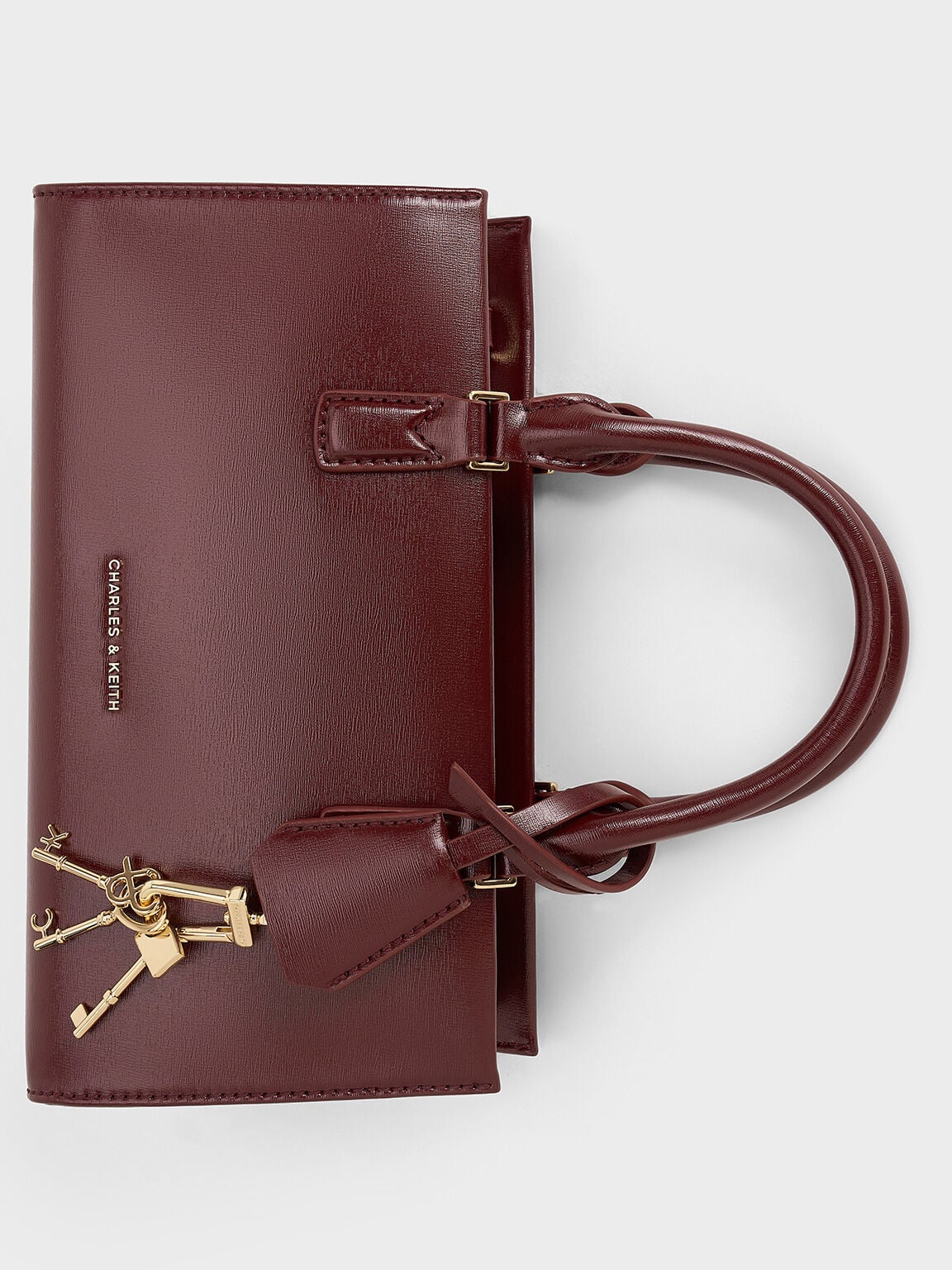 CHARLES & KEITH Discount | Kerry Top Handle Bag - Mulberry Plum