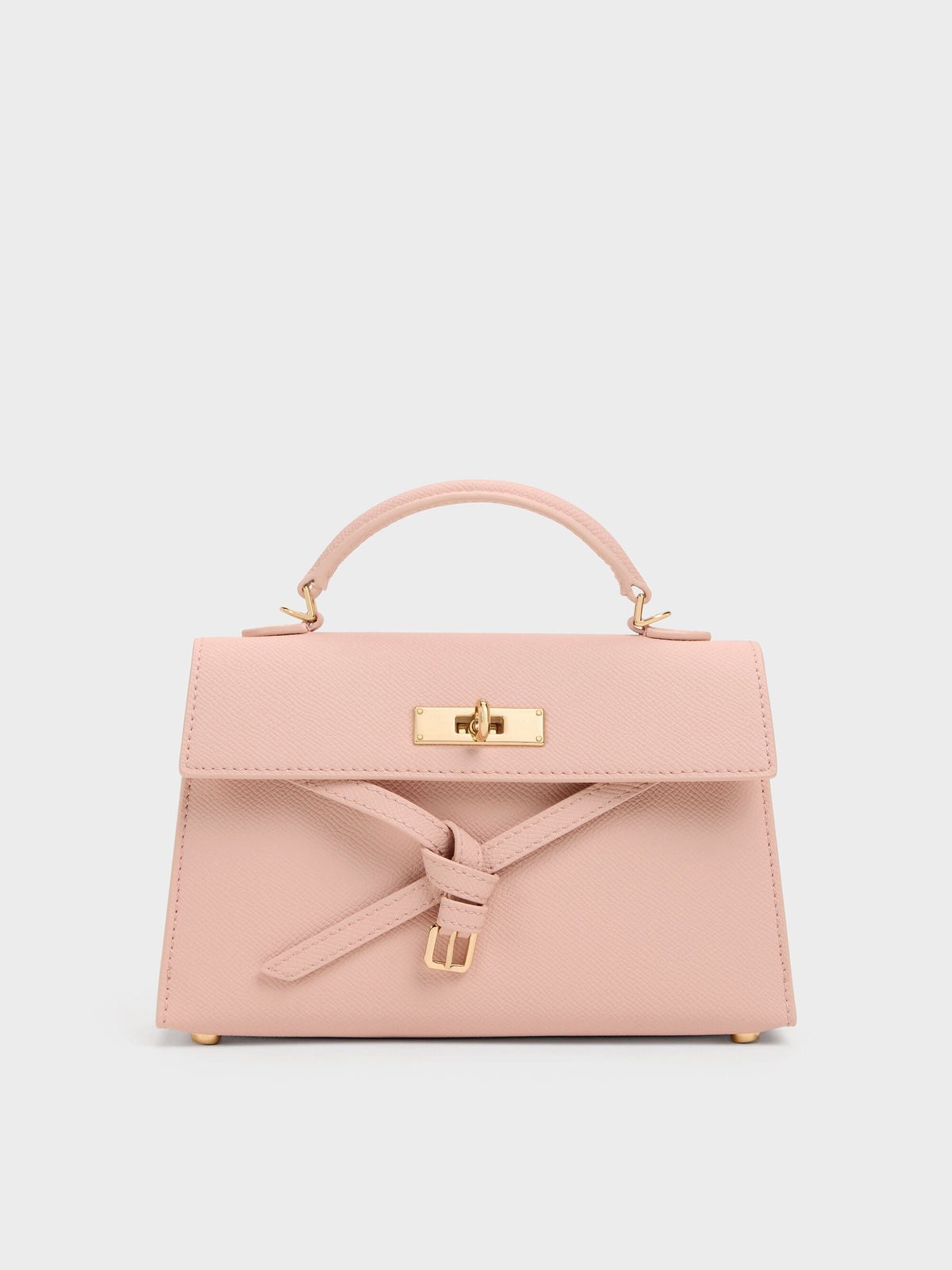 CHARLES & KEITH Best Price | Tricha Knotted-Belt Top Handle Bag - Pink