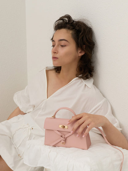 CHARLES & KEITH Best Price | Tricha Knotted-Belt Top Handle Bag - Pink