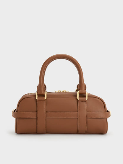 CHARLES & KEITH Deals | Scottie Bowling Bag - Chocolate
