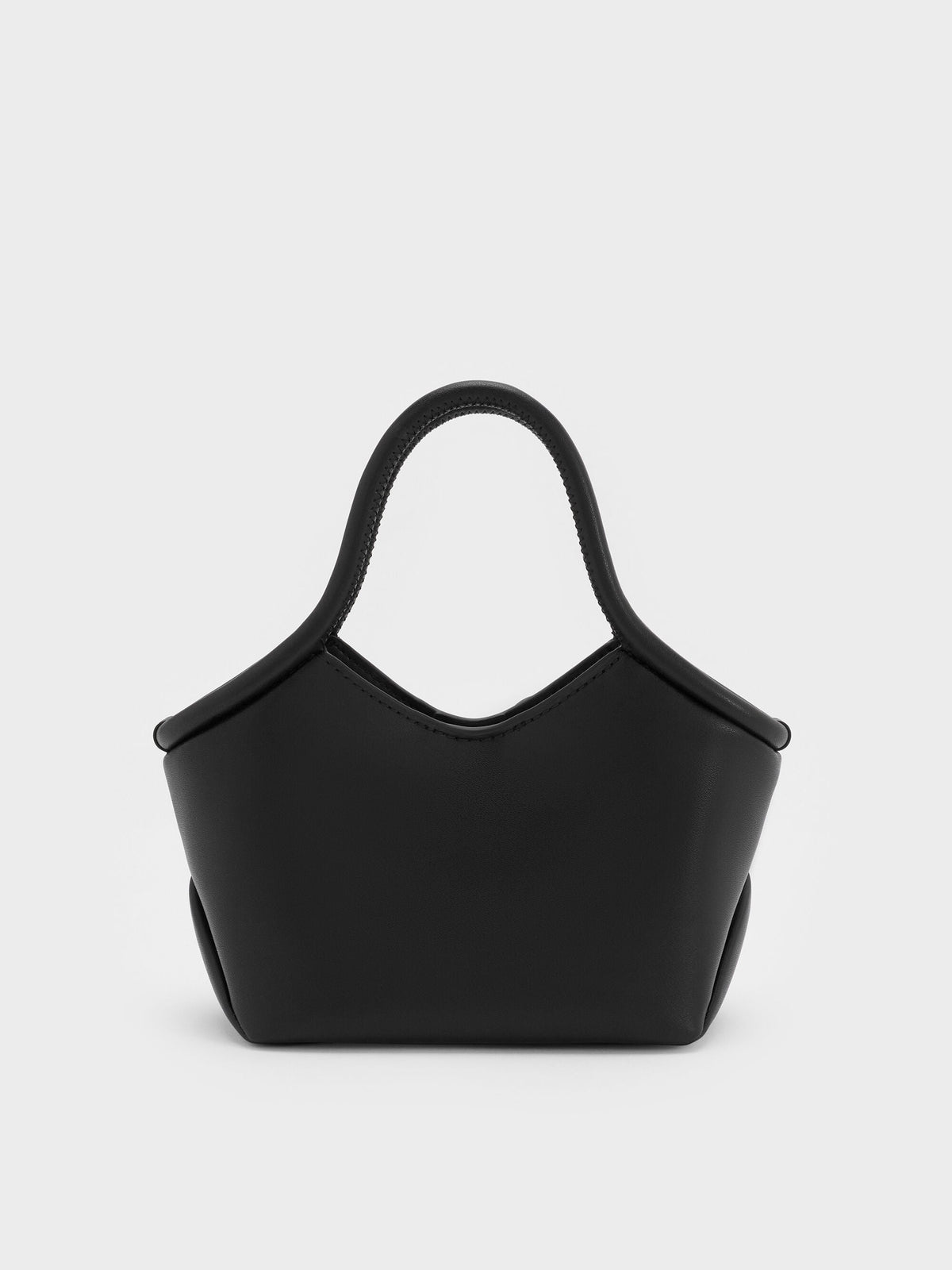 CHARLES & KEITH New | Hazel Bow Tubular Top Handle Bag - Noir