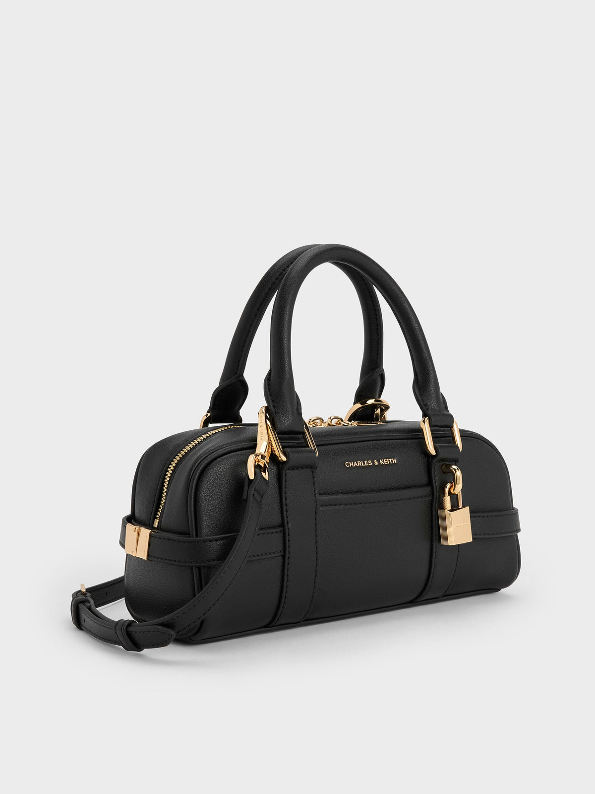 CHARLES & KEITH Smart Buy | Scottie Bowling Bag - Black