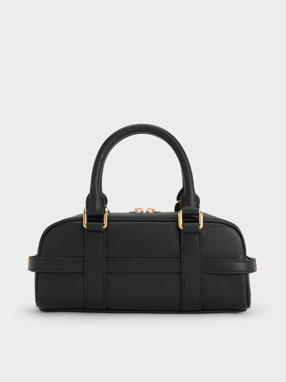CHARLES & KEITH Smart Buy | Scottie Bowling Bag - Black
