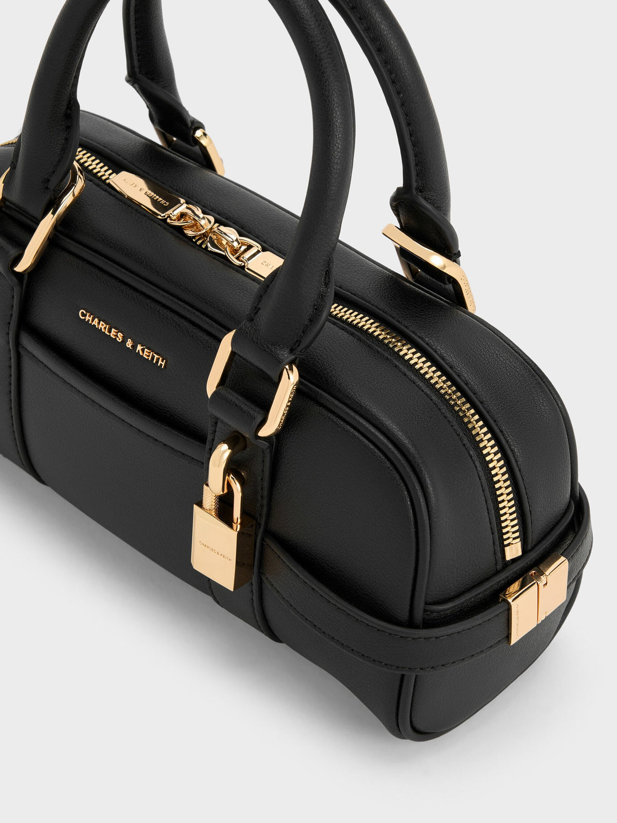 CHARLES & KEITH Smart Buy | Scottie Bowling Bag - Black