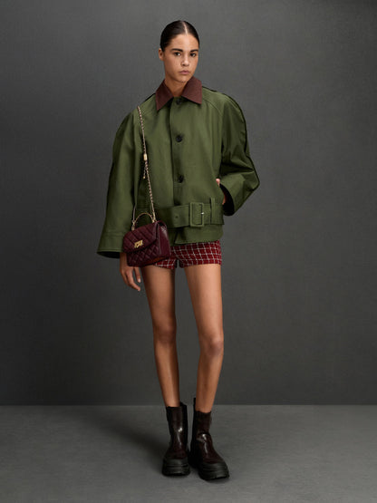 CHARLES & KEITH Featured | Cressida Quilted Top Handle Bag - Wineberry Red
