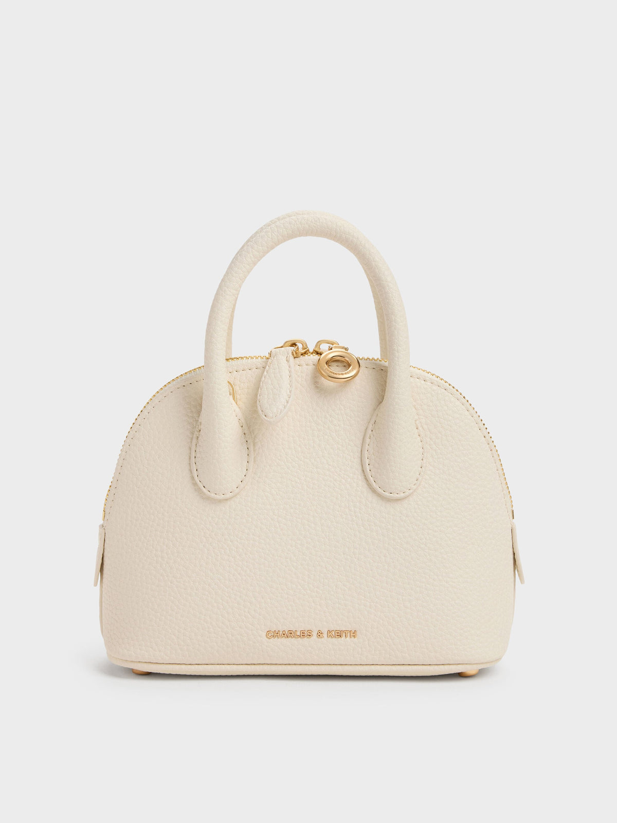 CHARLES & KEITH Trending | Beryl Bowling Bag - Cream