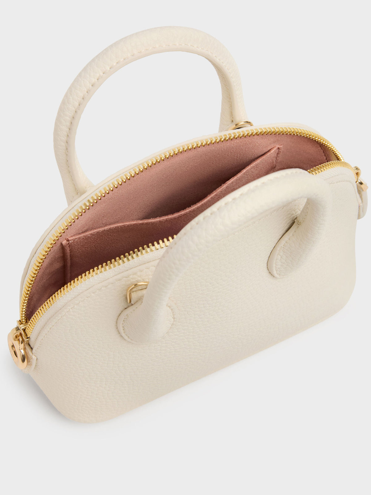 CHARLES & KEITH Trending | Beryl Bowling Bag - Cream