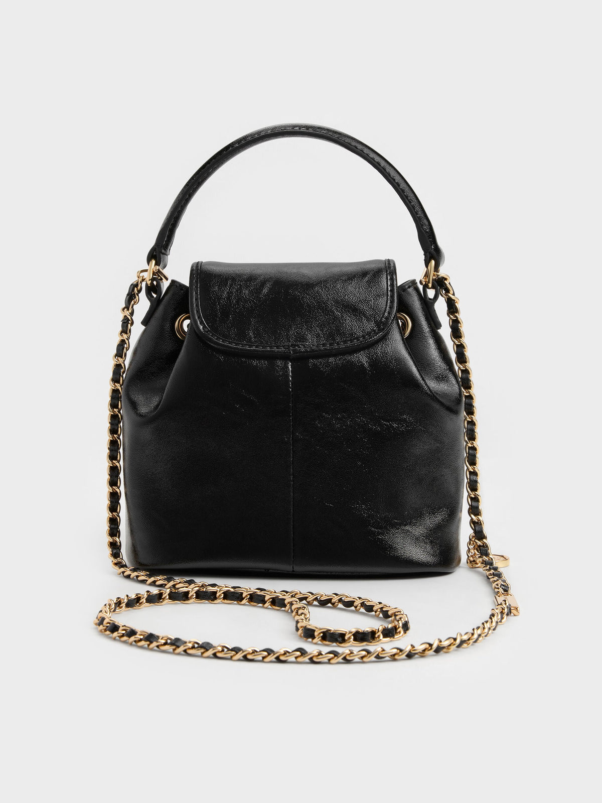 CHARLES & KEITH Customer Favorite | Dalia Bow Top Handle Bag - Black