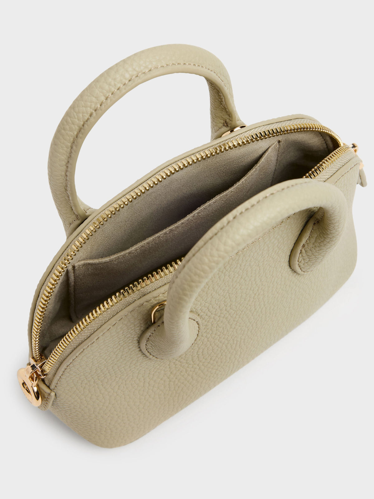 CHARLES & KEITH Recommended | Beryl Bowling Bag - Pale Olive
