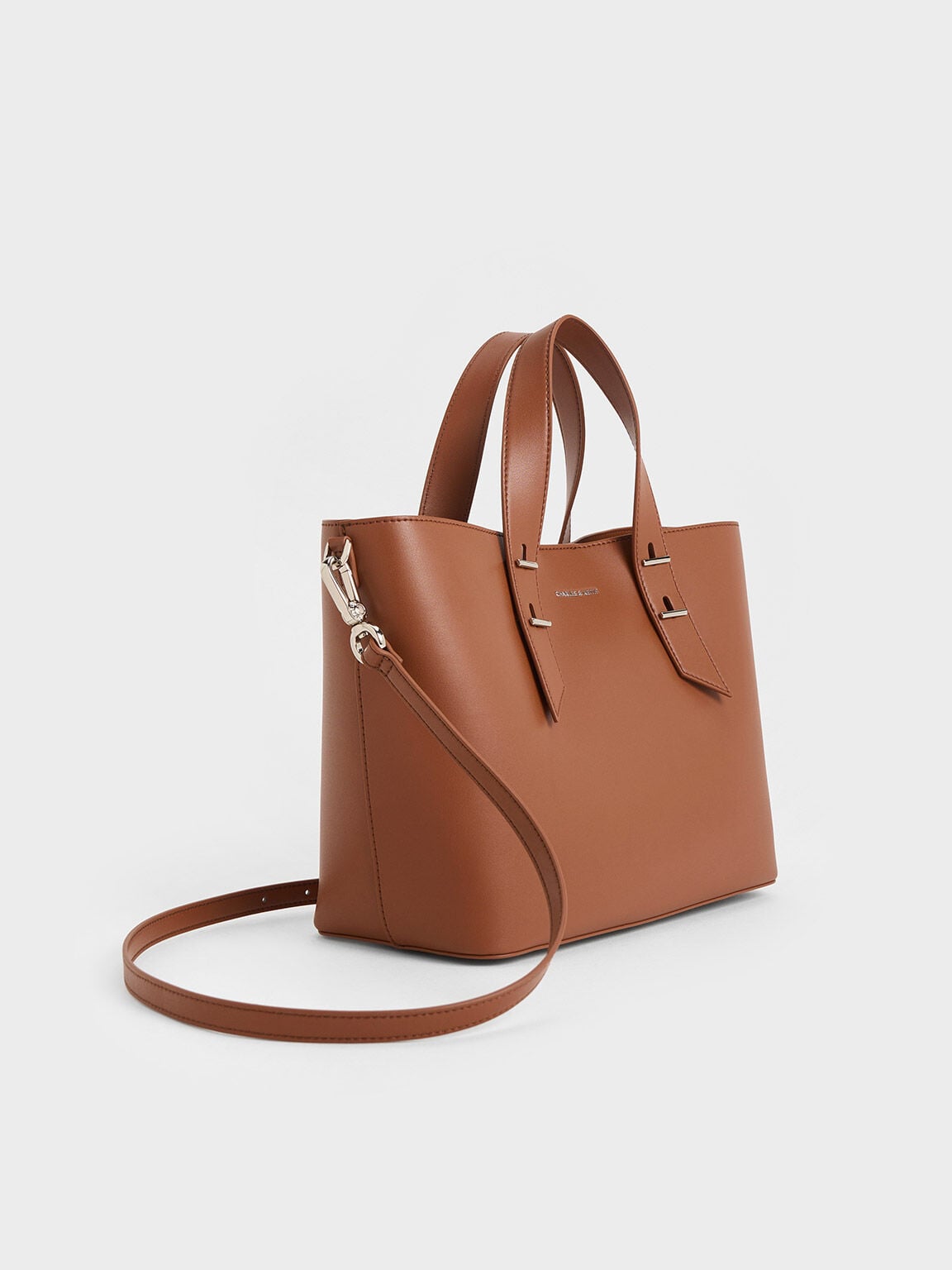 CHARLES & KEITH Great Value | Shania Tote Bag - Chocolate