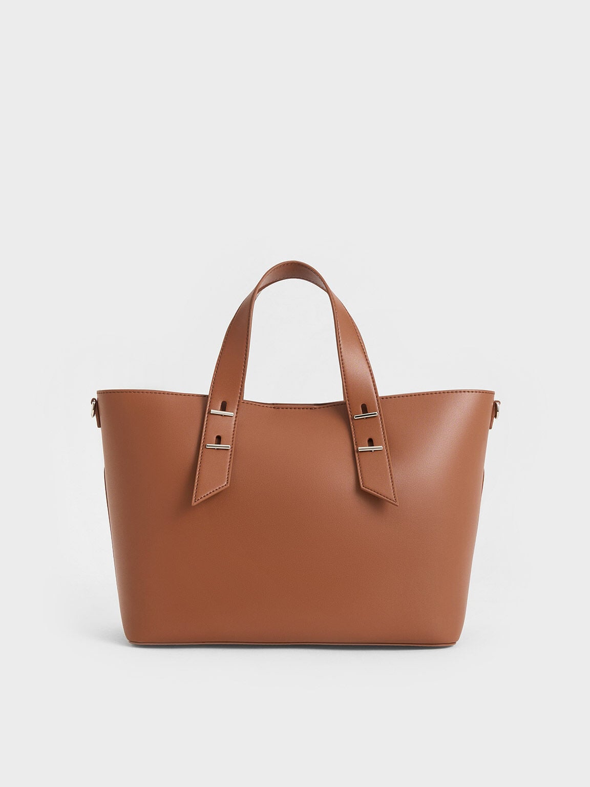 CHARLES & KEITH Great Value | Shania Tote Bag - Chocolate