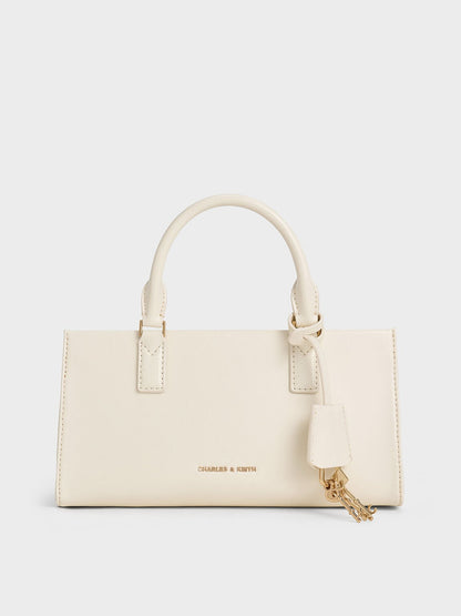 CHARLES & KEITH Customer Favorite | Kerry Top Handle Bag - Cream