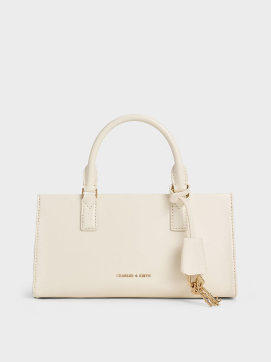 CHARLES & KEITH Customer Favorite | Kerry Top Handle Bag - Cream