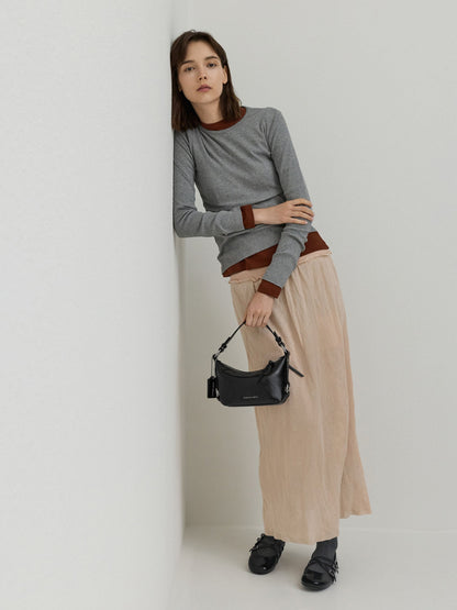 CHARLES & KEITH Trusted | Tatiana Tassel Hobo Bag - Noir