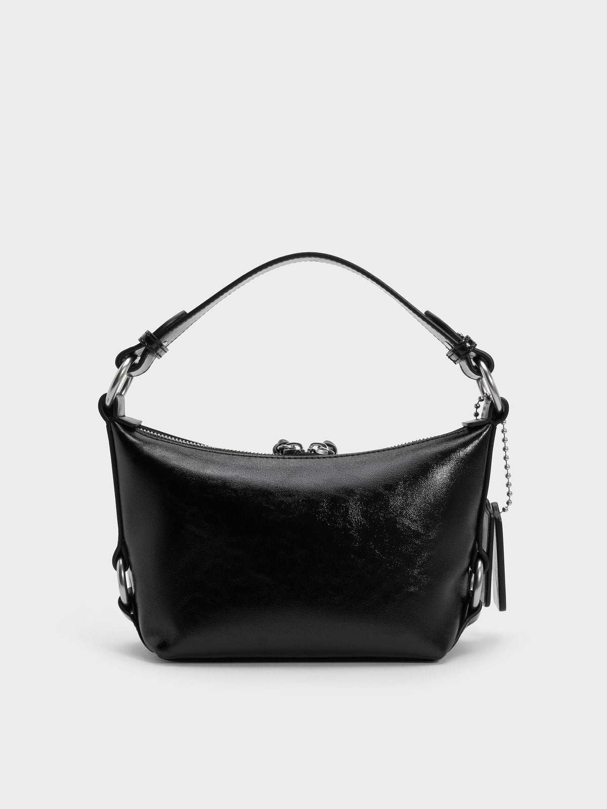 CHARLES & KEITH Trusted | Tatiana Tassel Hobo Bag - Noir