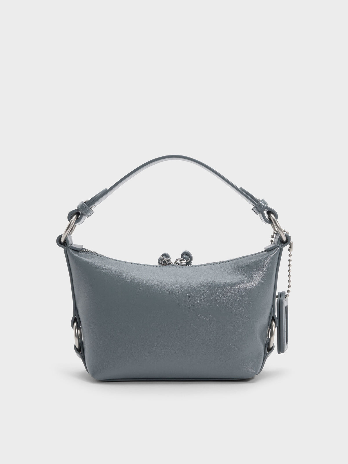 CHARLES & KEITH Value | Tatiana Tassel Hobo Bag - Smoky Blue