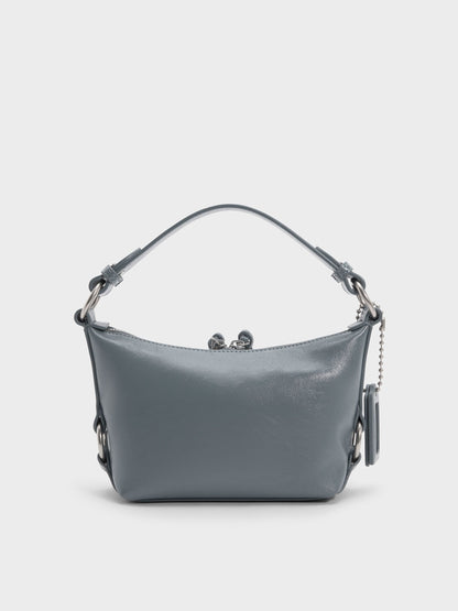 CHARLES & KEITH Value | Tatiana Tassel Hobo Bag - Smoky Blue
