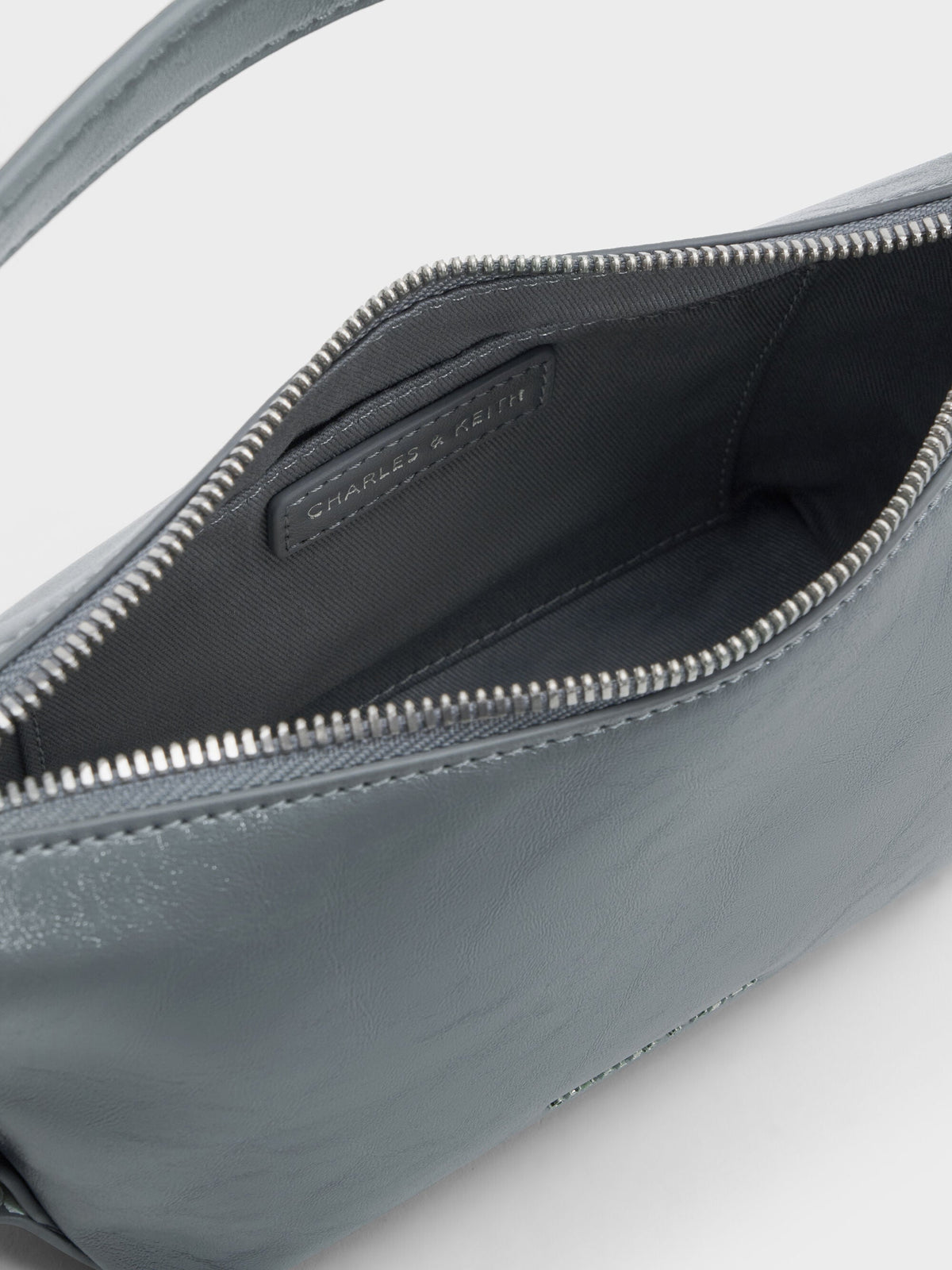 CHARLES & KEITH Value | Tatiana Tassel Hobo Bag - Smoky Blue