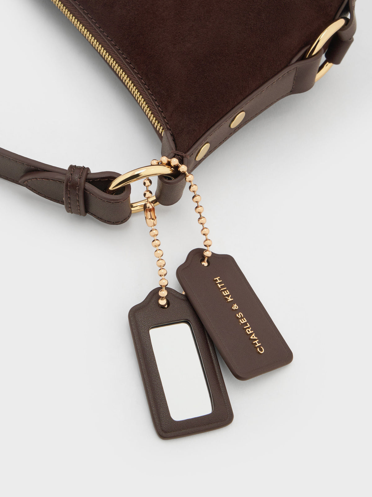 CHARLES & KEITH Best Price | Tatiana Tassel Hobo Bag - Espresso Brown
