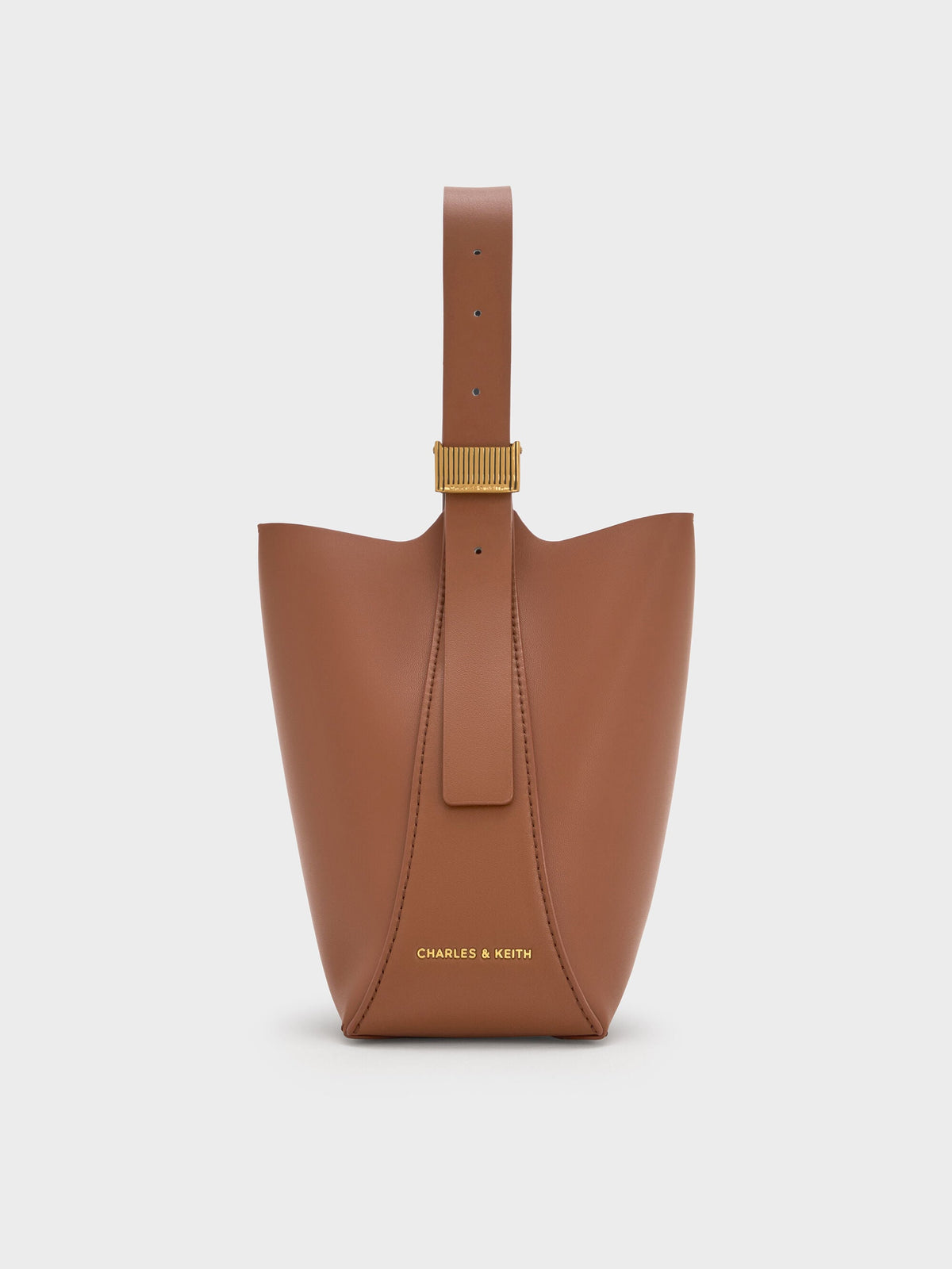 CHARLES & KEITH Discount | Edna Bucket Bag - Chocolate