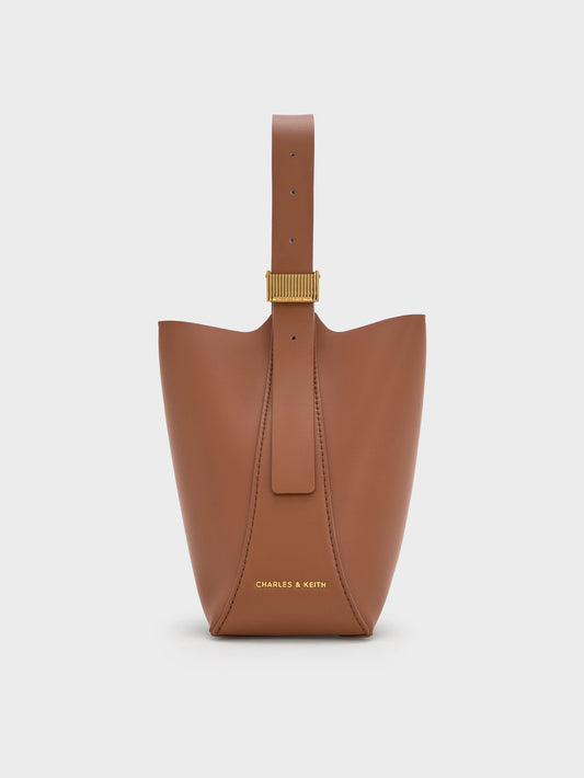 CHARLES & KEITH Discount | Edna Bucket Bag - Chocolate