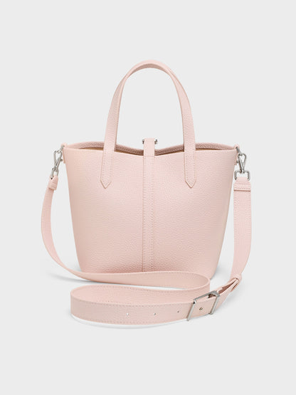 CHARLES & KEITH New | Beryl Belted Bucket Bag - Soft Pink