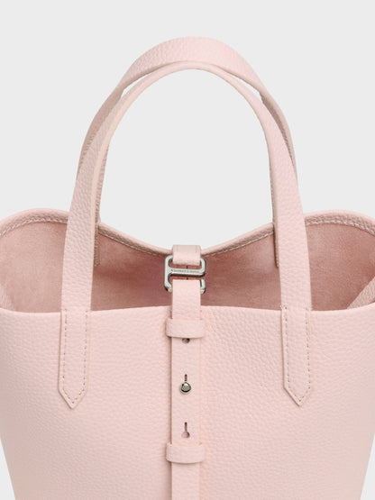 CHARLES & KEITH New | Beryl Belted Bucket Bag - Soft Pink