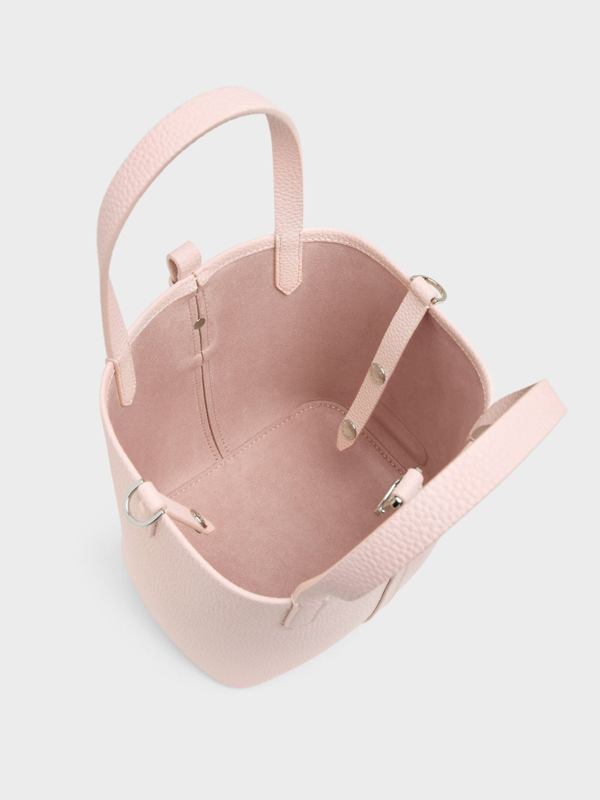 CHARLES & KEITH New | Beryl Belted Bucket Bag - Soft Pink