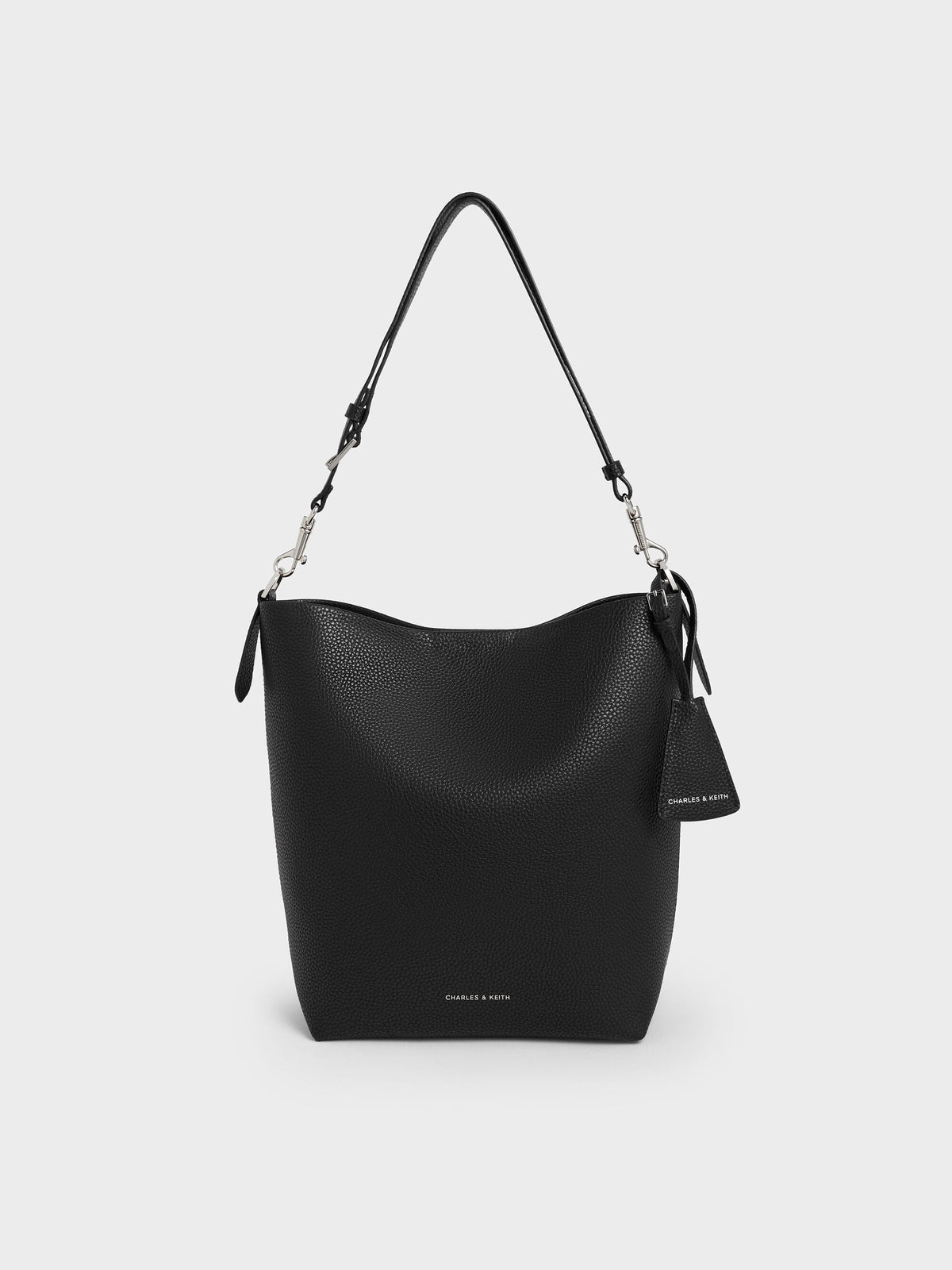 CHARLES & KEITH Popular | Beryl Bucket Bag - Noir