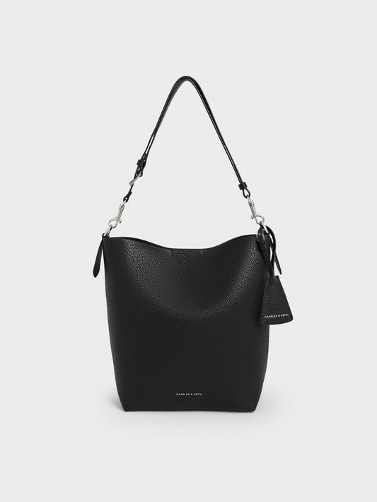 CHARLES & KEITH Popular | Beryl Bucket Bag - Noir