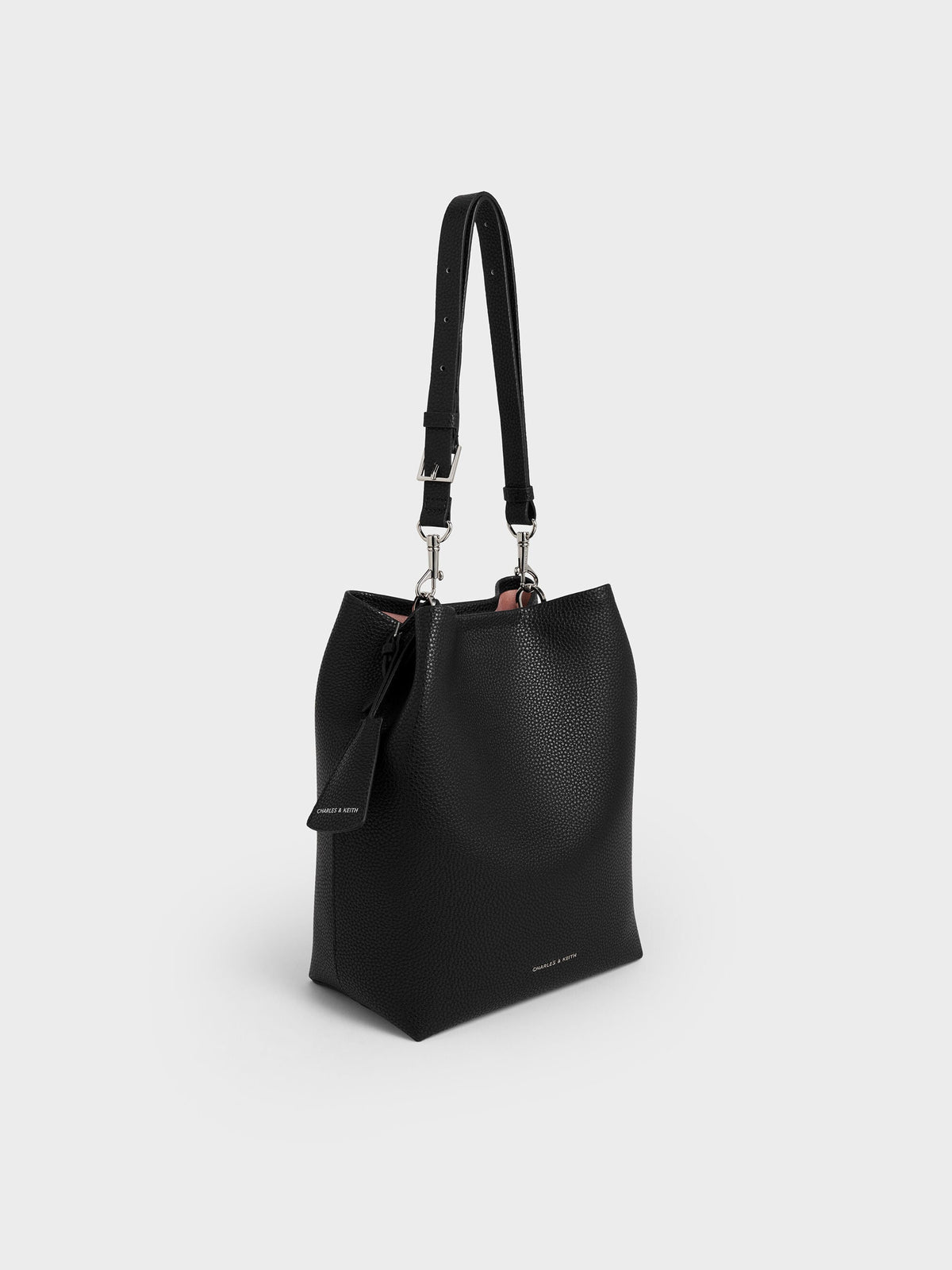 CHARLES & KEITH Popular | Beryl Bucket Bag - Noir