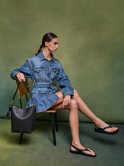 CHARLES & KEITH Popular | Beryl Bucket Bag - Noir