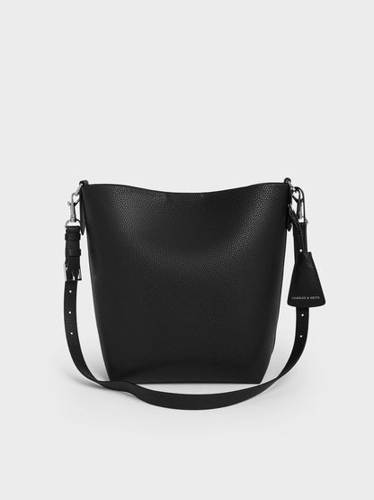 CHARLES & KEITH Popular | Beryl Bucket Bag - Noir
