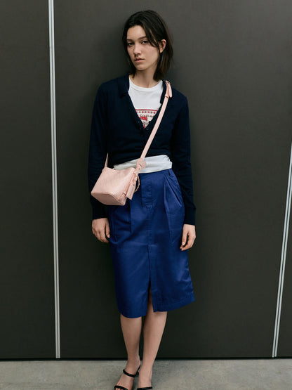 CHARLES & KEITH Hot Sale | Duo Quilted Chain Bucket Bag - Soft Pink