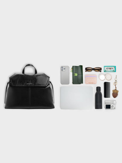 CHARLES & KEITH New | XL Noane Backpack - Noir